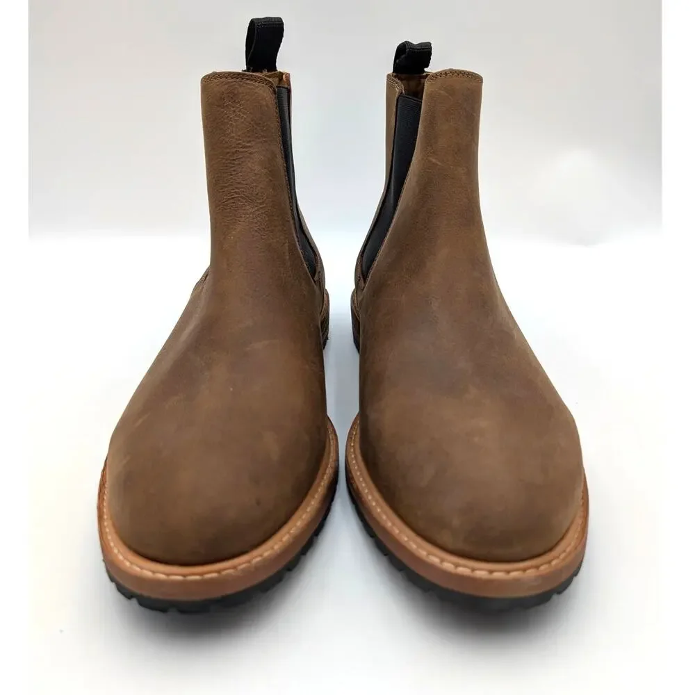 Nisolo Marco Everyday Chelsea Ankle Boots Men's Tobacco Size US10 EU43